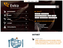 Tablet Screenshot of evira.fi